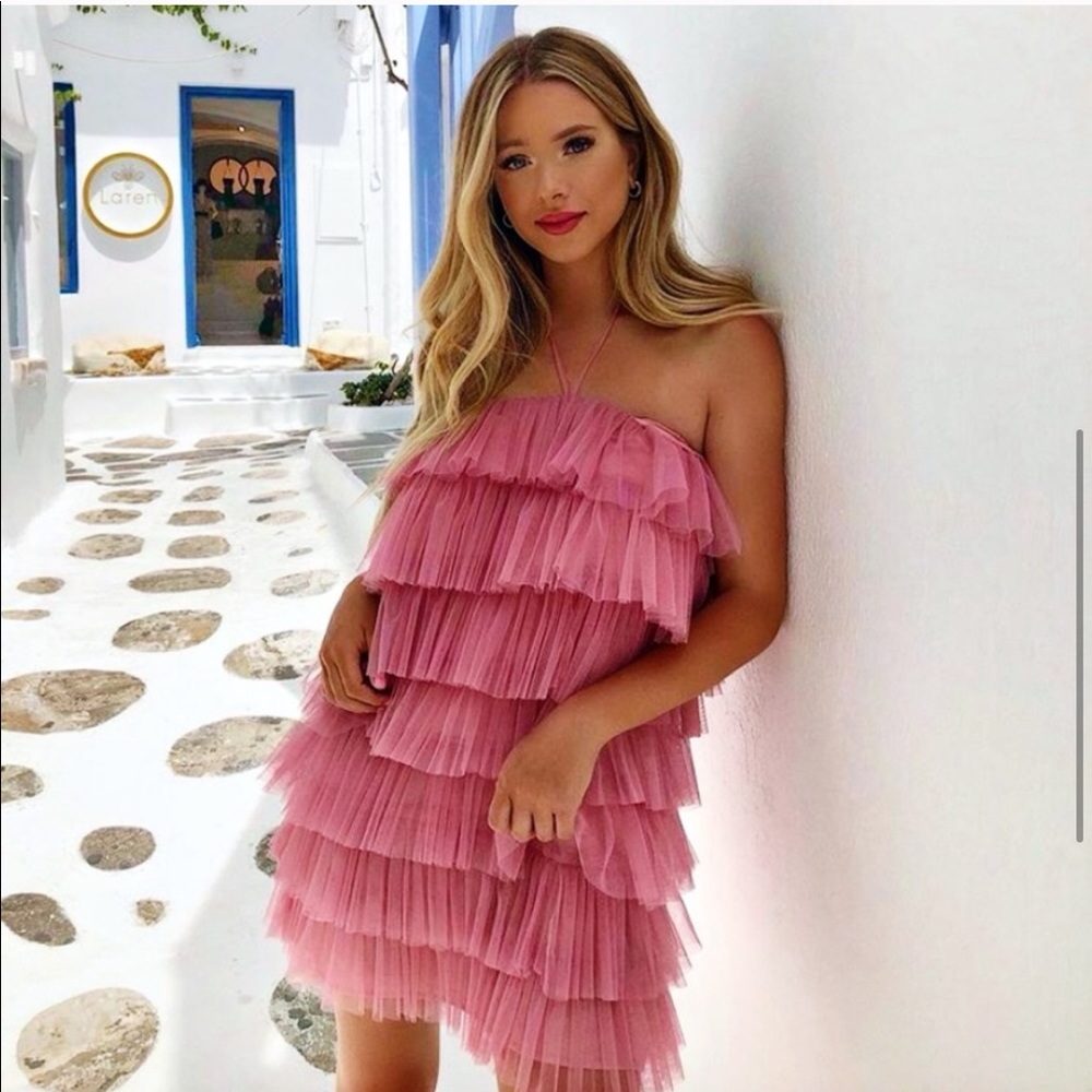 Zara Pink Dress Medium